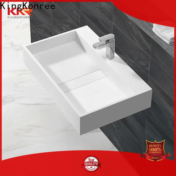 KingKonree solid surface basin top-brand for shower room2 1