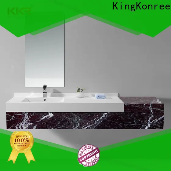 KingKonree stone vanity highly-rated for bathroom 1