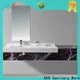 KingKonree solid surface wash basin with cabinet online customized for motel 1
