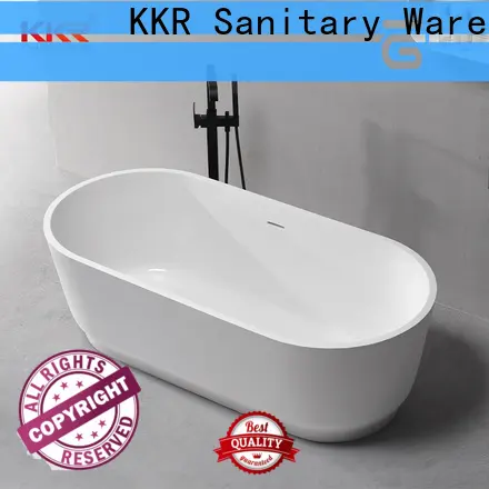 durable stone resin freestanding bath ODM for family decoration 1