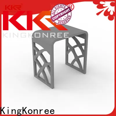 KingKonree modified plastic shower stool design for hotel 1