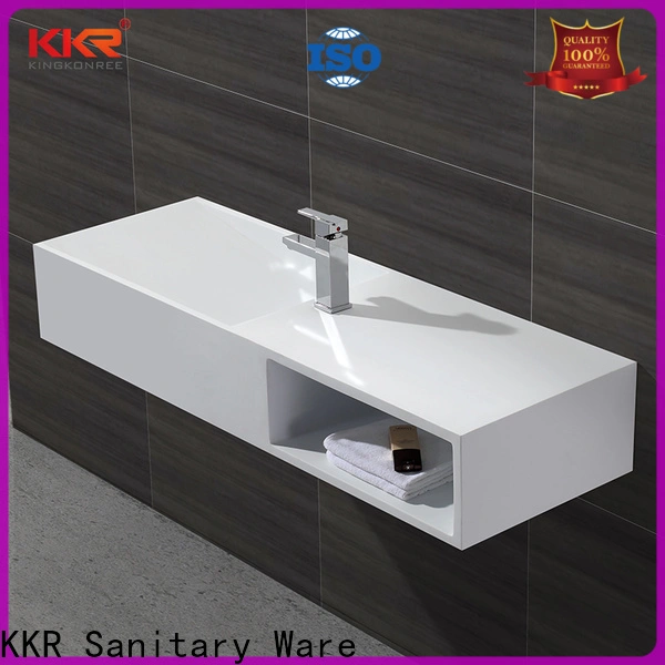 KingKonree best material solid surface wash basin top-brand for shower room 1
