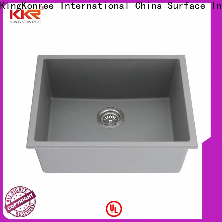 KingKonree rectangular undermount bathroom sink manufacturer for household 1