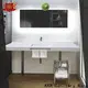 white solid surface bathroom countertops sink for hotel 1