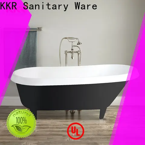 KingKonree marble freestanding soaking bathtub ODM 1