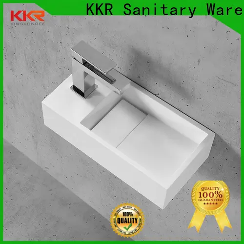 KingKonree wall hung vanity basin manufacturer for bathroom 1
