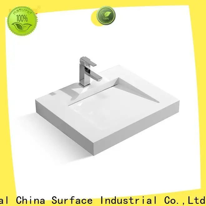 KingKonree rectangle wall hung vanity basin customized for home 1
