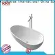 black large freestanding bath at discount 1
