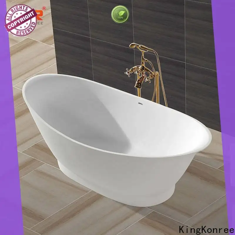 KingKonree resin stone bathtub custom for shower room1 1