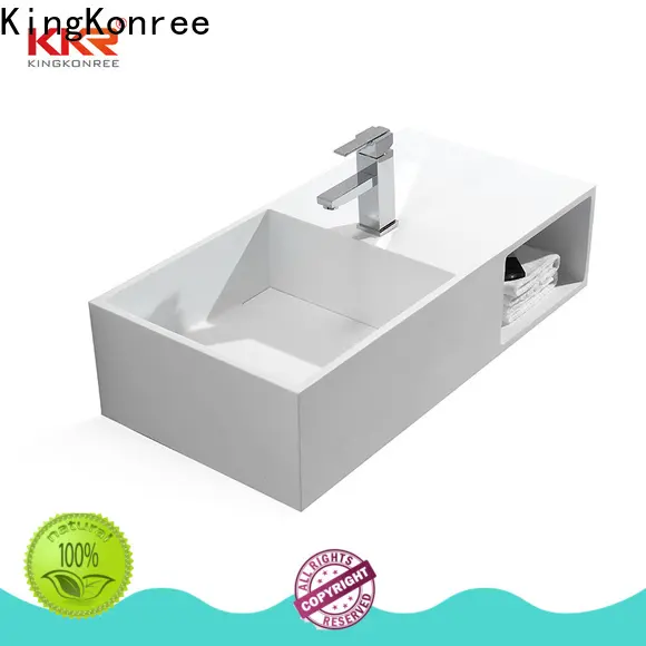 KingKonree wall hung washroom basin supplier for hotel 1