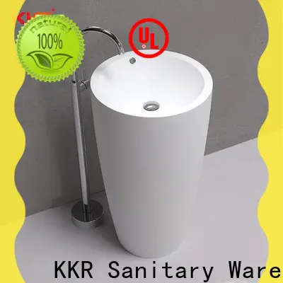 KingKonree freestanding pedestal sink design for bathroom 1