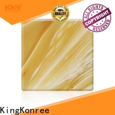 KingKonree hot selling translucent countertops under-mount for hotel 1