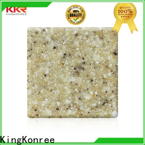 KingKonree nocturne white solid surface countertops manufacturer for restaurant 1