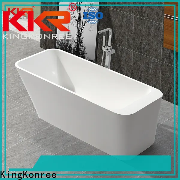 KingKonree high-quality small stand alone bathtub custom for family decoration 1
