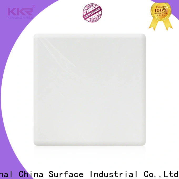 KingKonree solid surface sheets for sale series for hotel 1