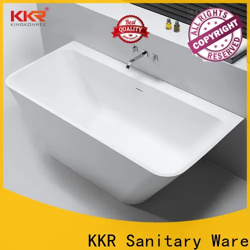 overflow stone resin bathtub custom 1