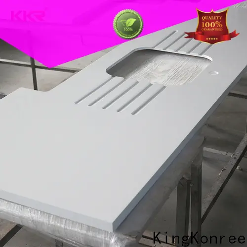 approved solid surface kitchen worktops factory price for hotel 1