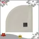 KingKonree artificial stone resin shower tray design for motel 1