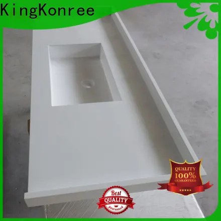 KingKonree integrated acrylic countertops customized for home 1