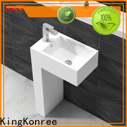 KingKonree floor standing basin factory price for motel 1