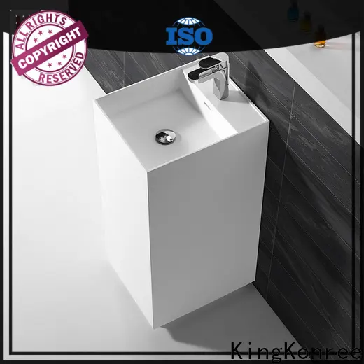 KingKonree stand alone bathroom sink manufacturer for home1 1