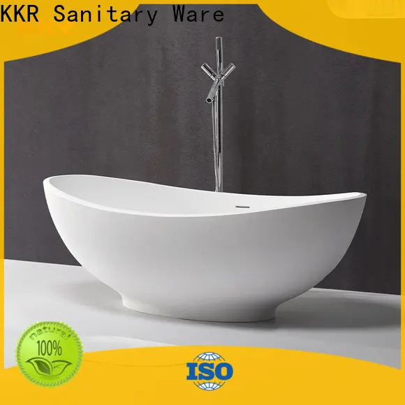 white modern soaking tub ODM 1