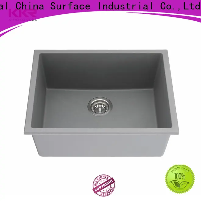 KingKonree excellent black undermount sink customized for villa 1