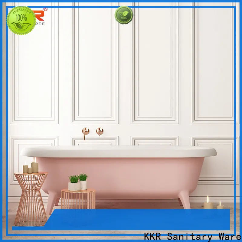 marble bathroom freestanding tub custom 1