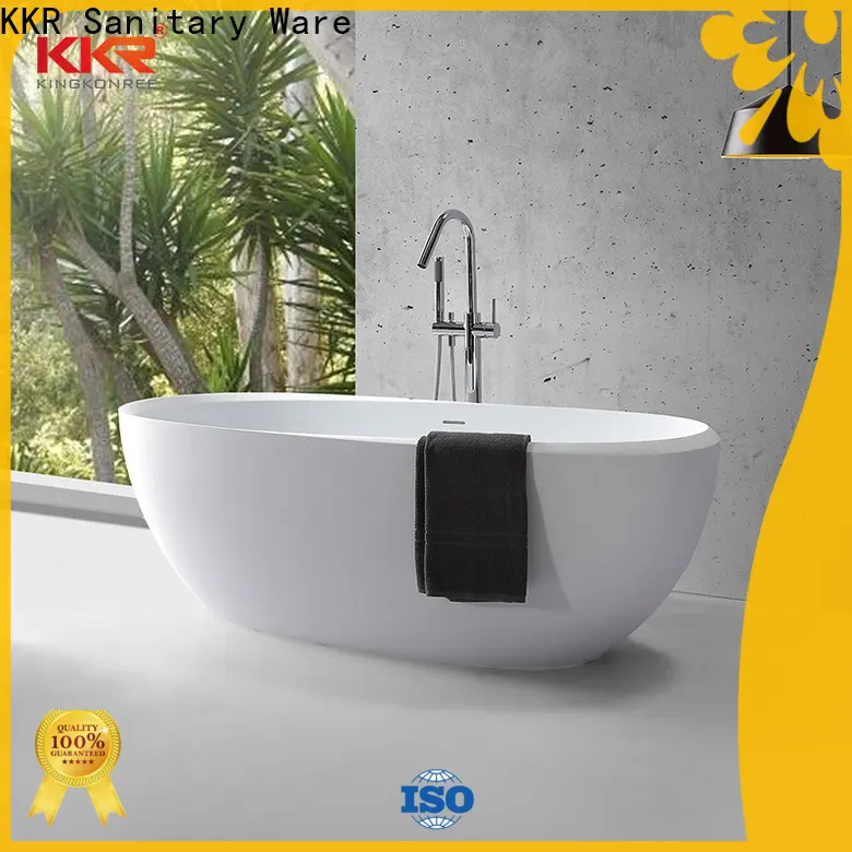 KingKonree black cheap freestanding bath OEM 1
