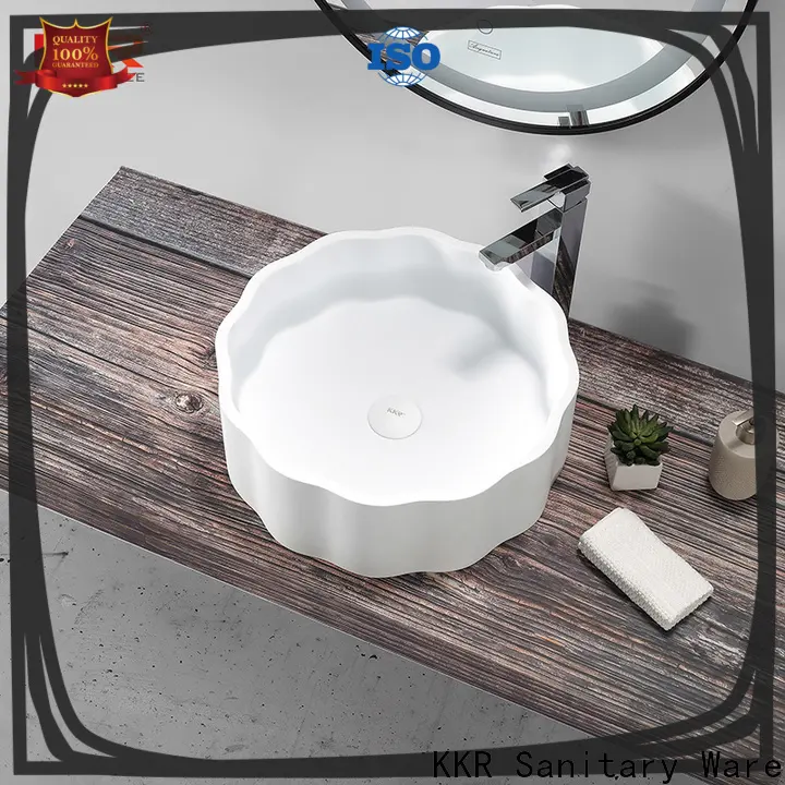 best quality above counter vanity basin cheap sample for restaurant 1