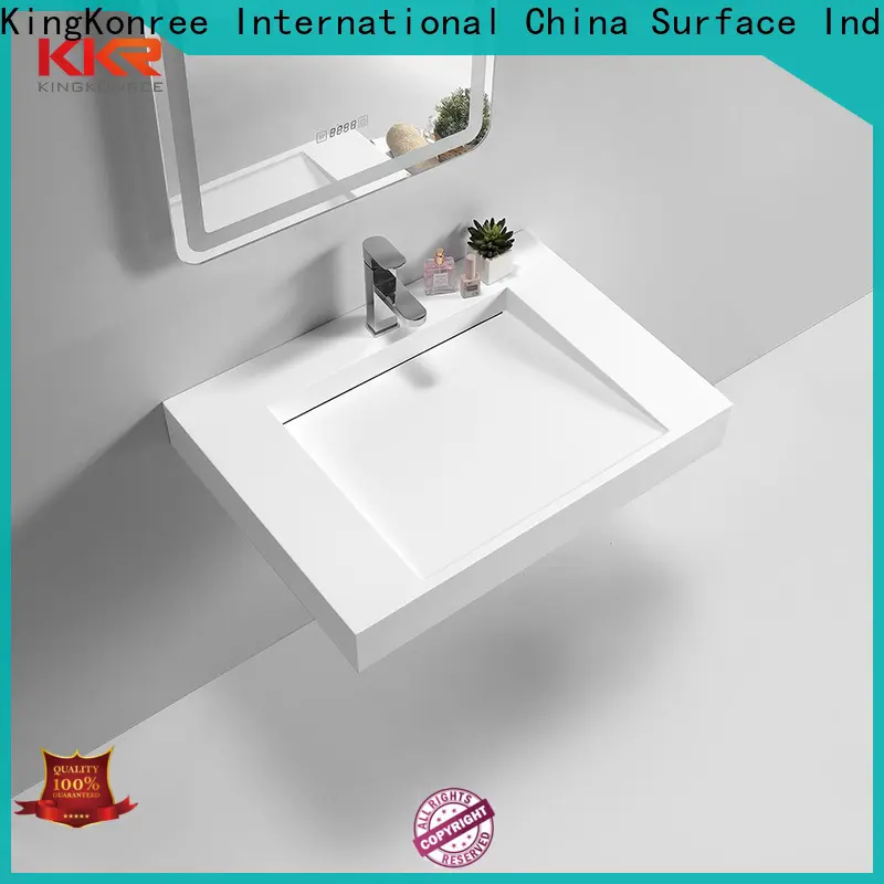 KingKonree wall mounted wash basin manufacturer for bathroom 1