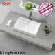 KingKonree excellent top mount bathroom sink manufacturer for restaurant 1
