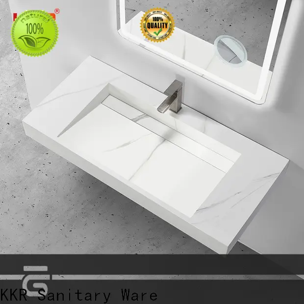 KingKonree fancy wall hung vanity basin supplier for bathroom 1