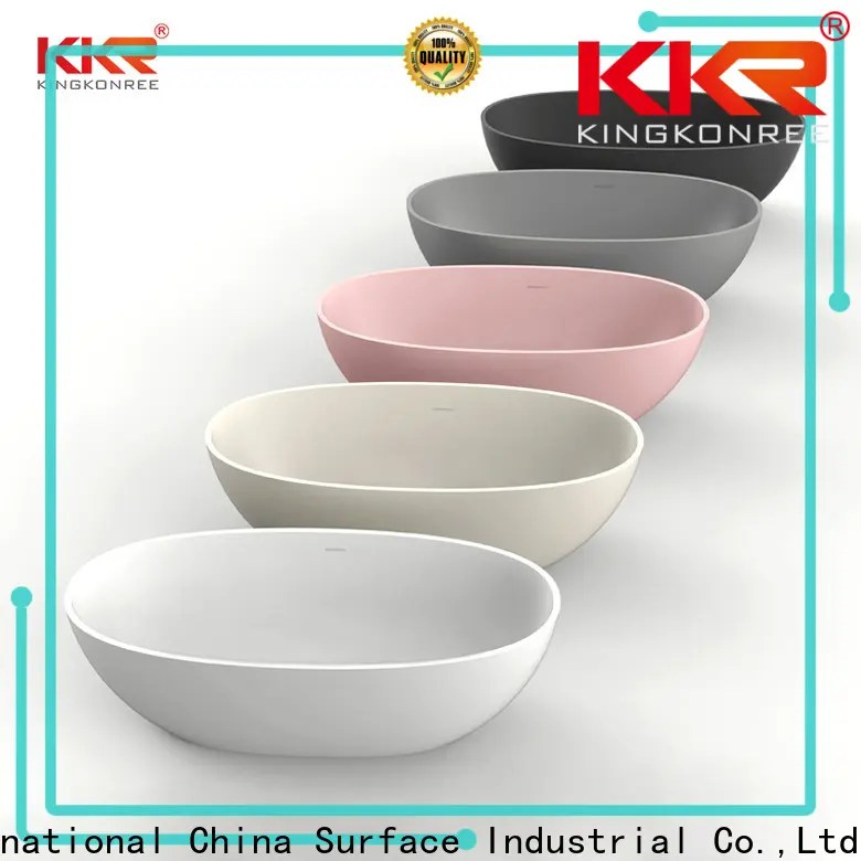 white rectangular freestanding bathtub OEM for family decoration 1