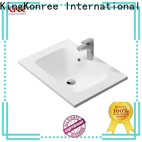 KingKonree slope small wash basin with cabinet manufacturer for bathroom 1
