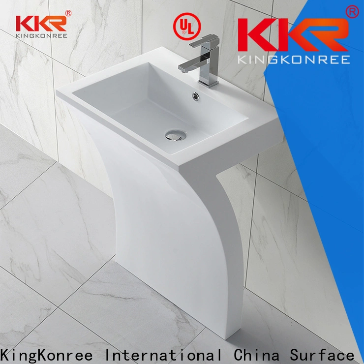 acrylic bathroom sink stand design for motel 1