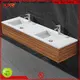KingKonree dark wash basin with cabinet online manufacturer for bathroom 1