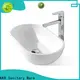 KingKonree white above counter sink bowl at discount for home1 1