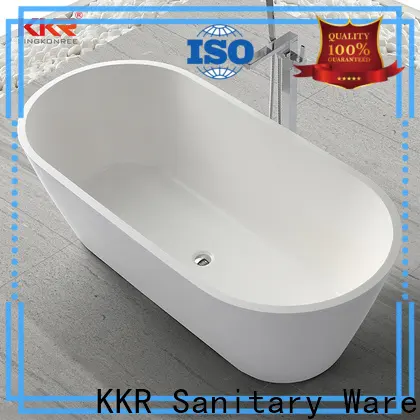 KingKonree resin stone bathtub custom for bathroom 1