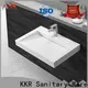 KingKonree concrete stainless steel wash basin manufacturer for hotel 1
