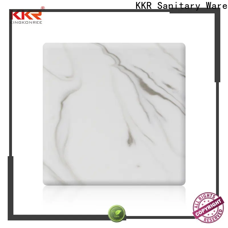KingKonree solid surface sheets for sale customized for hotel 1