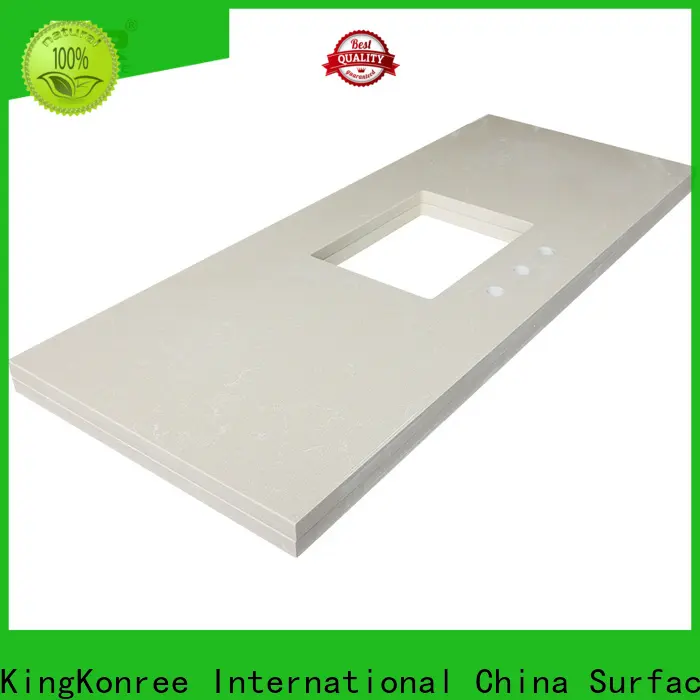 KingKonree royal acrylic countertops under-mount for motel 1