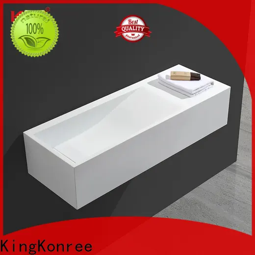 KingKonree solid surface wash basin highly-rated for shower room 1