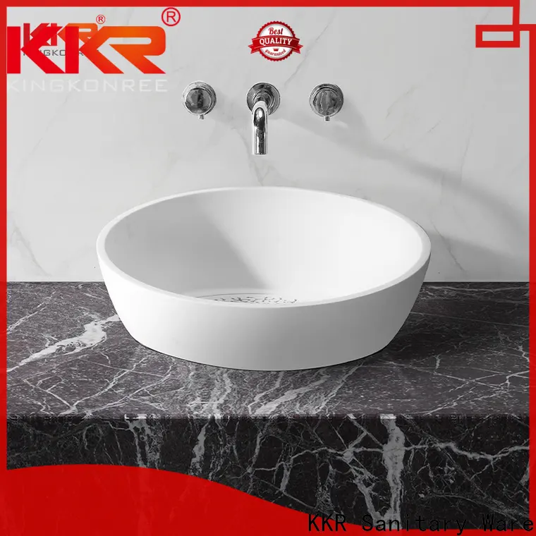 KingKonree solid surface sink top-brand for bathroom 1