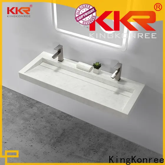 KingKonree vanity wall mounted wash basins manufacturer for hotel 1