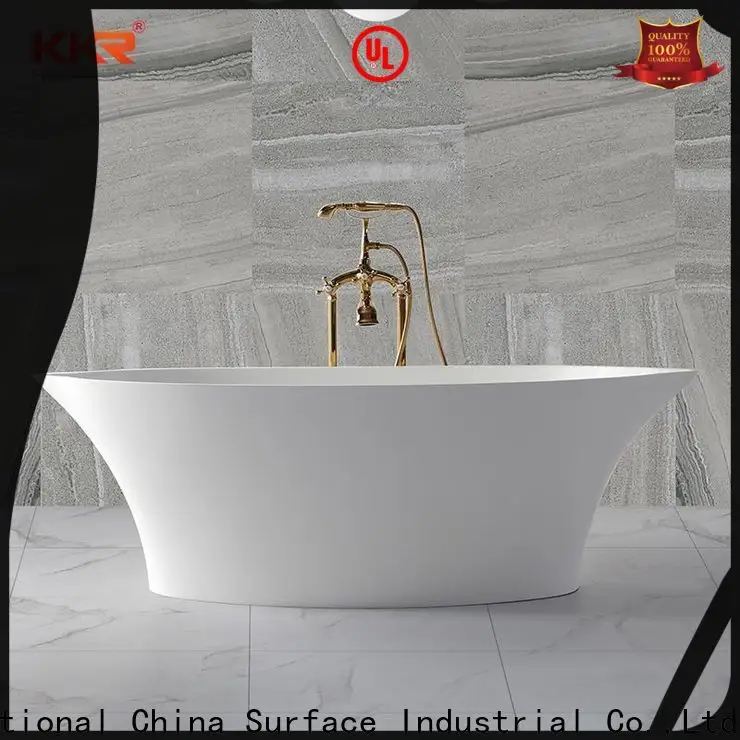 KingKonree matt stone resin bathtub supplier for hotel 1
