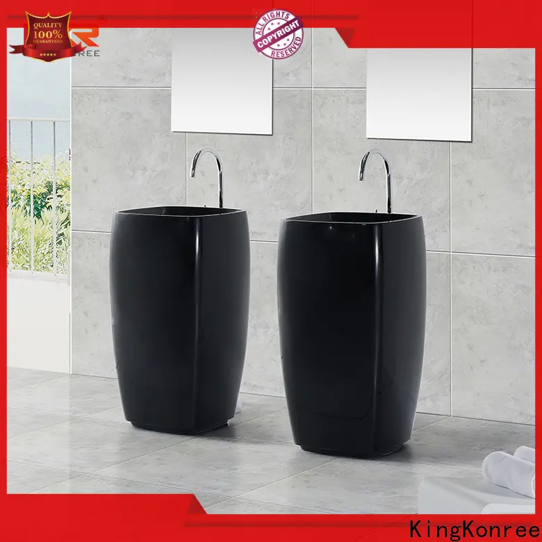 KingKonree artificial freestanding basin manufacturer for motel1 1