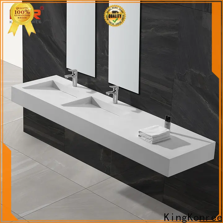 KingKonree wall hung basin customized for toilet 1