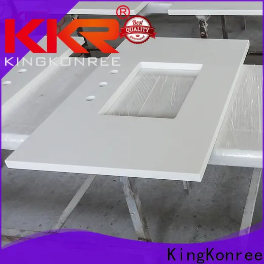 KingKonree back solid surface bathroom countertops supplier for hotel 1