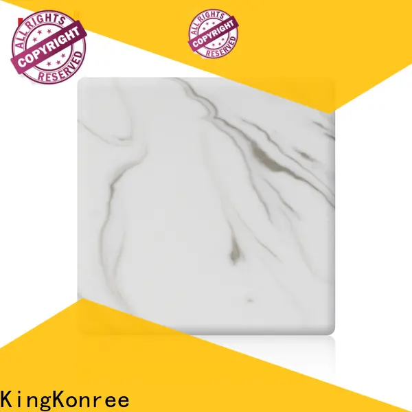 KingKonree marble acrylic solid surface sheet manufacturer for indoors 1